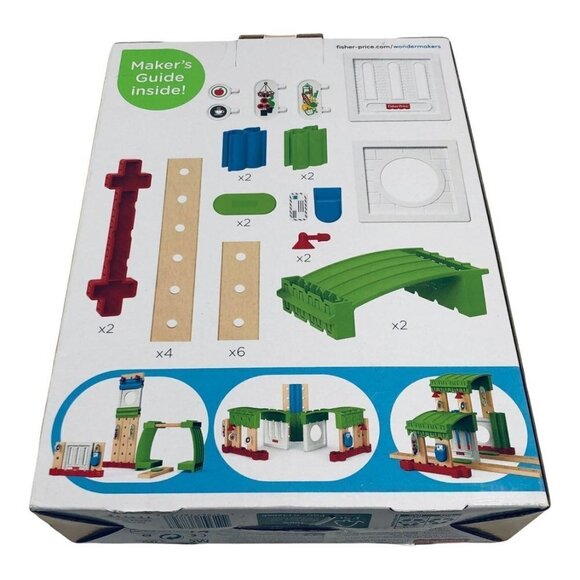 Fisher Price Wonder Makers 25+ Toy Design Creative Track Building Build Learning - Picture 2 of 12